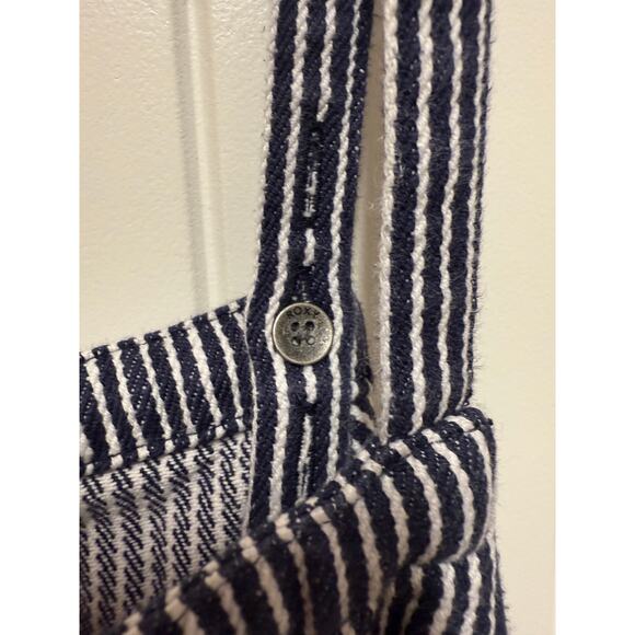 Roxy Demin Dress Tank with pockets navy white Size XL - Picture 2 of 7